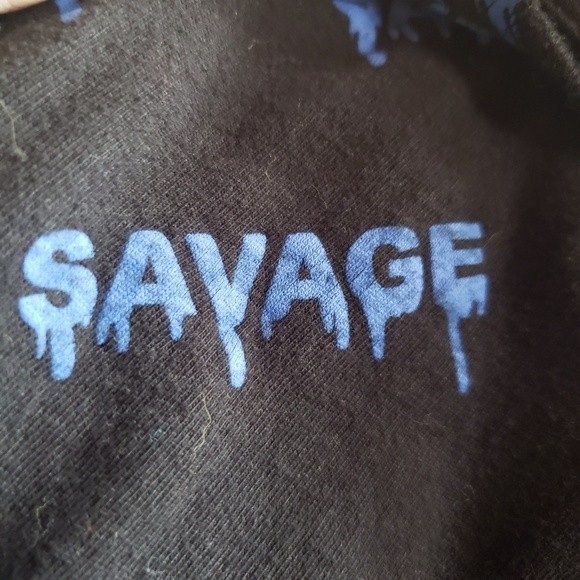 SALE "SAVAGE" Crew Neck Tee (0572) - Picture 3 of 5